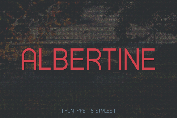 Albertine: A Modern Sans Serif Typeface for Digital Design