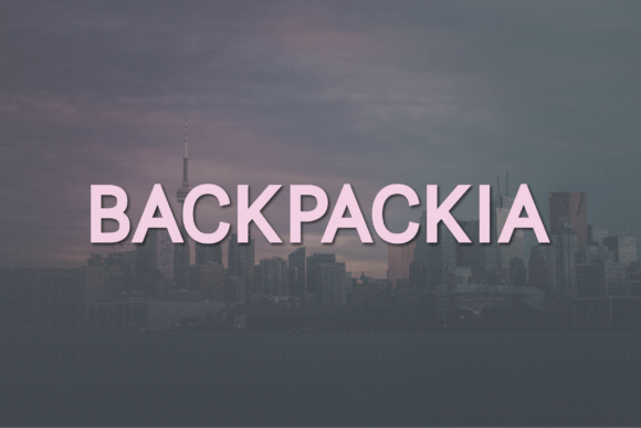Backpackia: A Bold Sans Serif Font for Modern Web Design