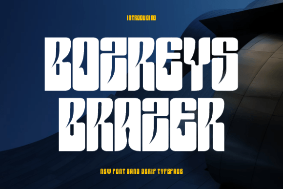 Bozreys Brazer: A Modern Typeface for Bold Web Design