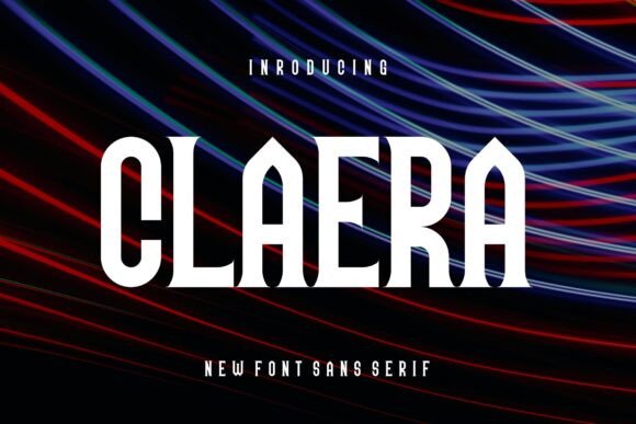 Claera: A Bold Sans Serif Font for Modern Branding
