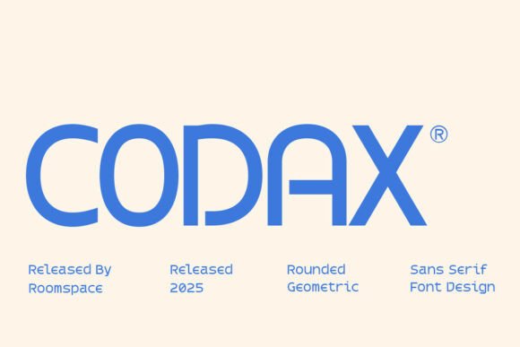 Codax: The Modern Sans Serif Font for Crafters