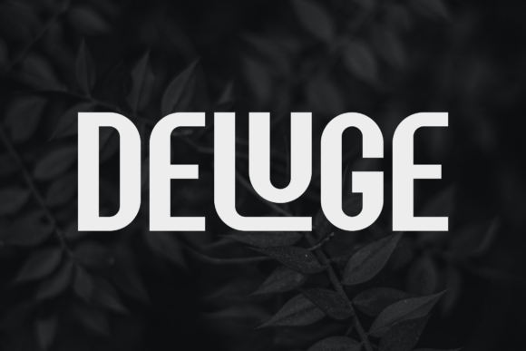 Deluge: A Modern Sans Serif Typeface for Editorial Impact