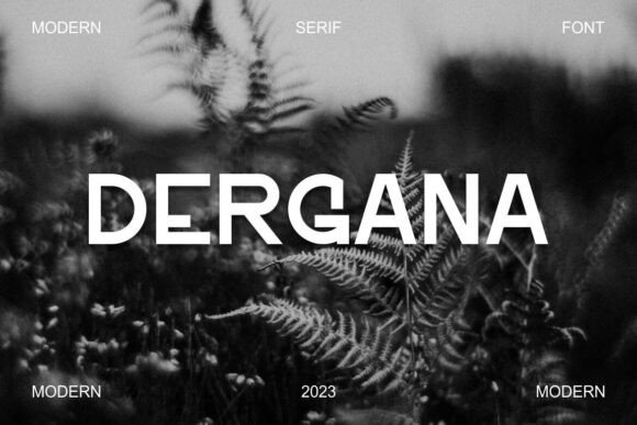 Dergana: The Bold Sans Serif Font for High-Impact Campaigns