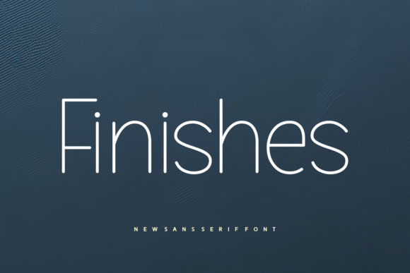 Finishes Typeface: A Modern Sans Serif for Editorial Design