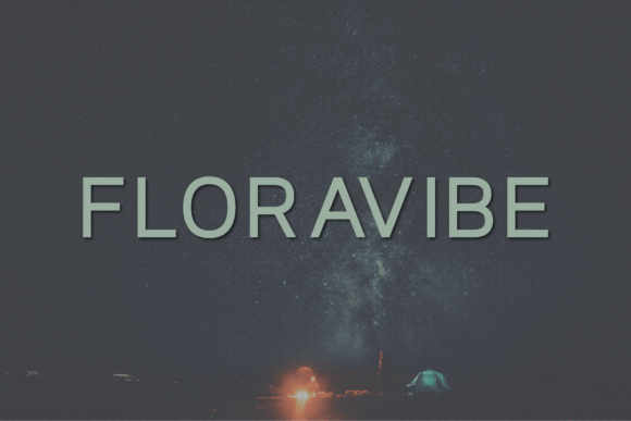 Floravibe: A Modern Sans Serif Typeface for Editorial Design