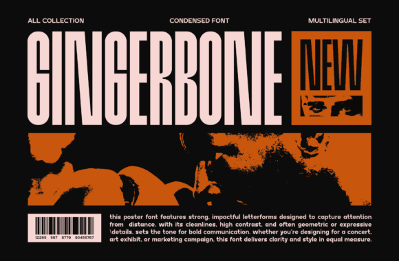 Gingerbone Font Review: A Condensed Sans Serif for Web Design