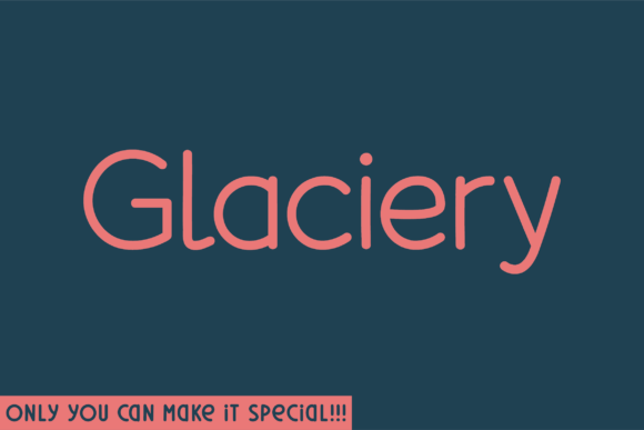 Glaciery Font Review: A Unique Sans Serif for Campaigns