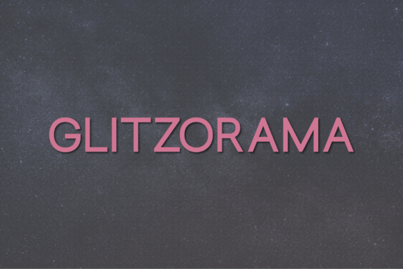Glitzorama: The Bold Typeface for Modern Brands
