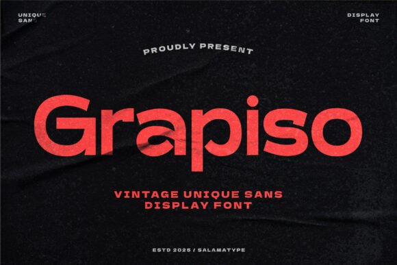 Grapiso: A Modern Sans Serif Font for Editorial Design