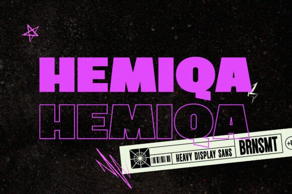 Hemiqa: A Modern Sans Serif Typeface for Editorial Design