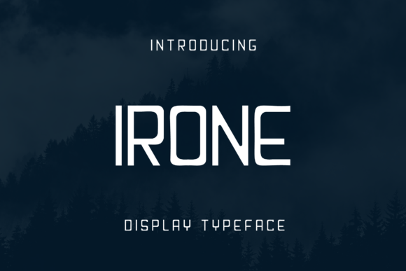 Irone: A Modern Sans Serif Typeface for Editorial Clarity