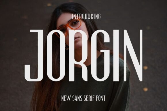 Jorgin: A Bold Sans Serif Typeface for Editorial Impact