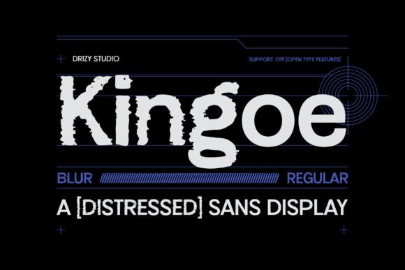 Kingoe: A Bold Sans Serif Typeface for Editorial Impact