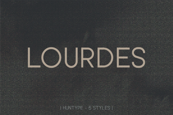 Lourdes: A Modern Sans Serif Font for Handmade Brands