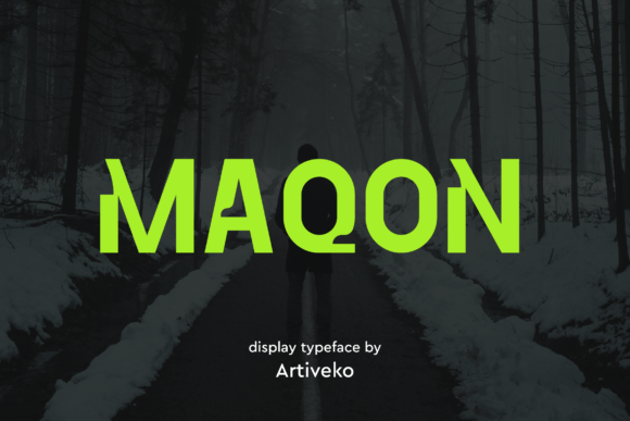 Maqon: The Modern Sans Serif Font for Bold Campaigns