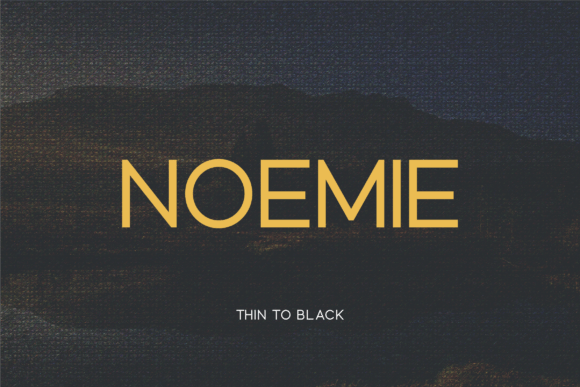 Noemie Sans Serif Font for Modern Crafters