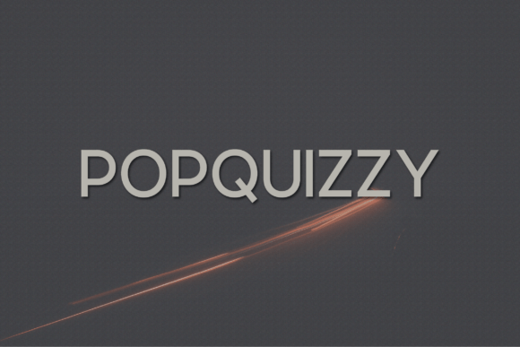 Popquizzy: A Bold Sans Serif Font for Editorial Impact