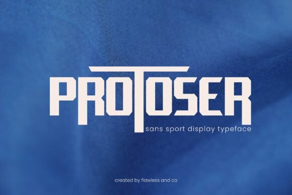 Protoser: A Bold Sans Serif Typeface for Web Design