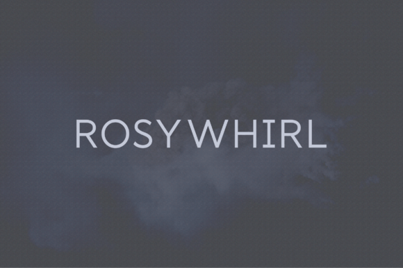 Rosywhirl: A Modern Sans Serif Typeface for Branding