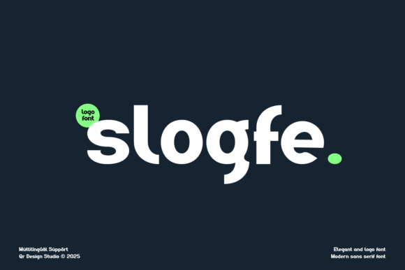 Slogfe: A Modern Sans Serif Font for Editorial Design