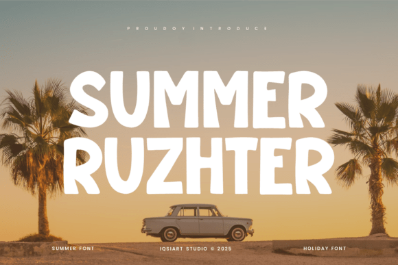 Summer Ruzhter: A Friendly Sans Serif Font for Branding