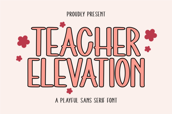Teacher Elevation: A Playful Sans Serif Font for Web Design