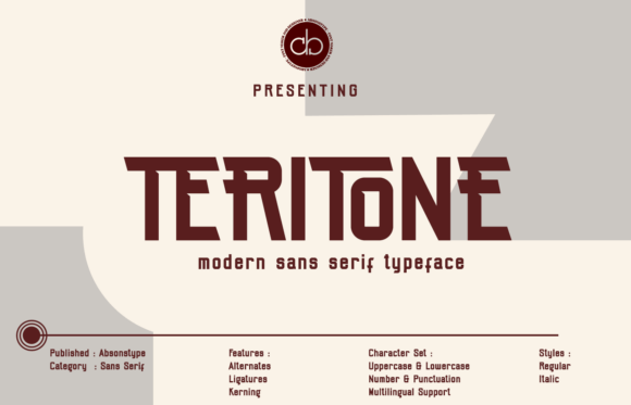Teritone Font Review: A Sporty Sans Serif for Bold Campaigns