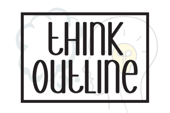 Think Outline: The Perfect Sans Serif Font for Crafters