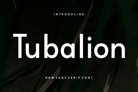 Tubalion: A Modern Sans Serif Font for Editorial Design