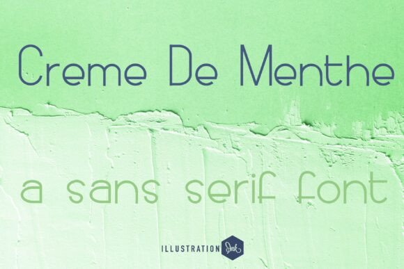 Upgrade Your Brand with the Creme De Menthe Typeface