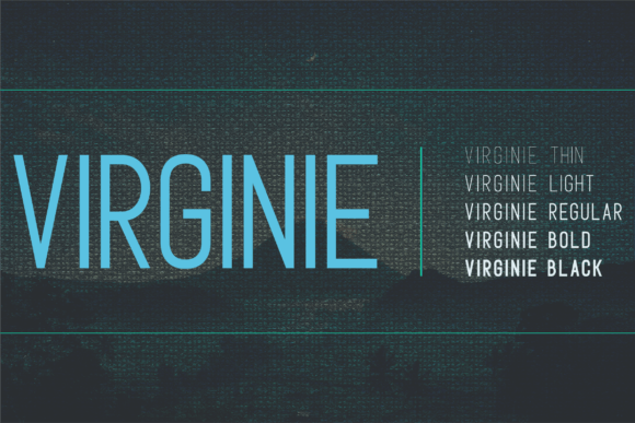 Virginie: A Modern Sans Serif Typeface for Editorial Design